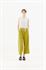 Picture of high waist  wide leg pants in lime