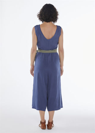 Picture of wrap jumpsuit in blue