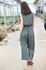 Picture of Geometric Jumpsuit in Greyish green