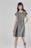 Picture of Diagonal dress in grey tones