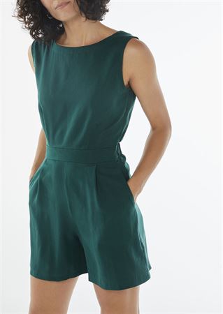 Picture of Low back playsuit in green