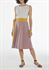 Picture of  back wrap flared dress pastel 
