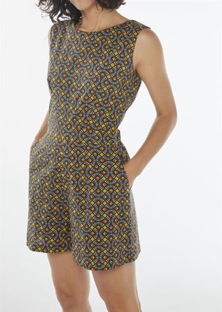 Picture of "geometric tiles" playsuit 
