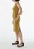 Picture of Bodycon dress in mustard leaves
