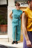 Picture of Basic jumpsuit in greyish teal