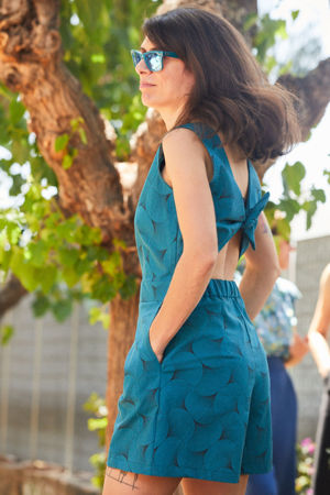 Picture of "blue oyster" playsuit