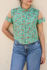 Picture of tulle shirt in oriental mint