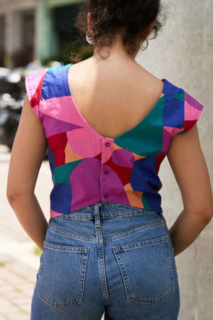 Picture of "colorblast" low back top