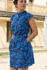 Picture of "mao" shirt dress in blue