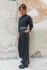 Picture of "box pleat" jumpsuit black