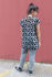 Picture of polka silver T-dress