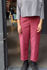 Picture of high waist  tapered pants in cerise