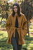 Picture of the "Kimono" coat in mustard