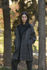 Picture of the "semi kimono" coat checkered- black