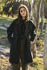 Picture of the "semi kimono" coat in black