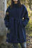 Picture of the "semi kimono" coat in dark blue