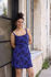 Picture of "free" mini dress in blue black