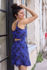 Picture of "free" mini dress in blue black