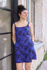Picture of "free" mini dress in blue black