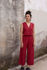 Picture of vest jumpsuit in pink terracotta
