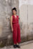 Picture of vest jumpsuit in pink terracotta
