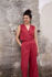 Picture of vest jumpsuit in pink terracotta