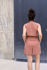 Picture of "vest" playsuit in dusty pink