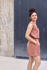Picture of "vest" playsuit in dusty pink