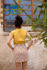 Picture of "vest" mini dress in yellow animal