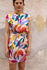 Picture of "aquarelle" mao shirt dress