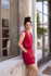 Picture of "vest" playsuit in red