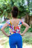 Picture of low back top "aquarelle"