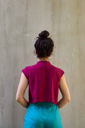 Picture of mao shirt magenta