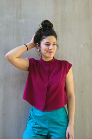 Picture of mao shirt magenta