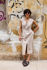Picture of Vneck pleated dress in cream