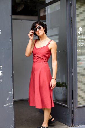 Picture of summer "tuck" dress