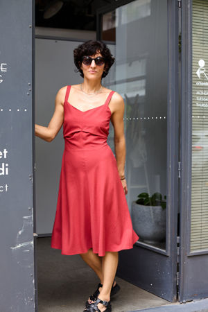 Picture of summer "tuck" dress