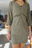 Picture of "tuck" dress in olive
