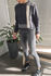 Picture of "mondrian" top greys cream