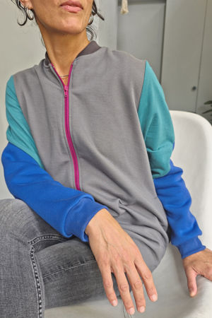 Picture of long bomber FTW light grey-green-blue