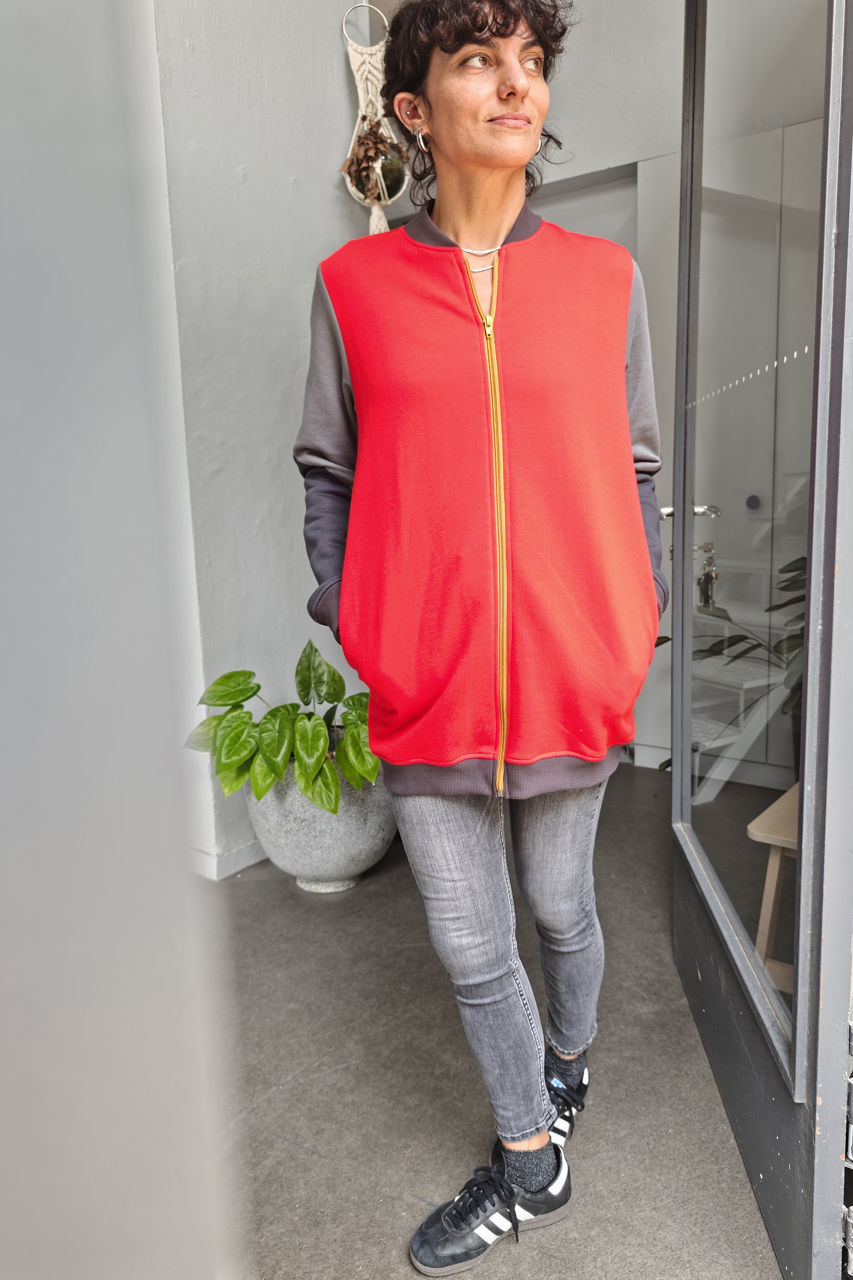 Picture of long bomber FTW orange red - greys