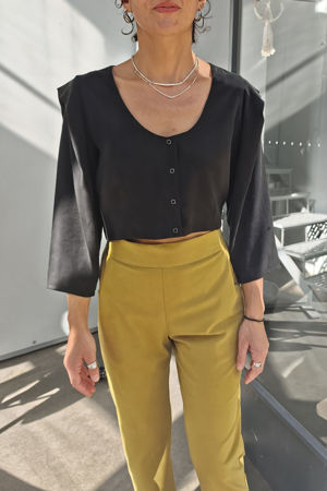 Picture of poor things top in black