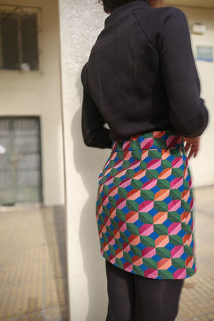 Picture of fun geometric skirt