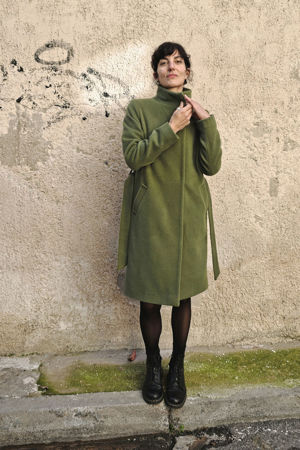 Picture of "JUST" coat in olive