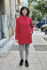 Picture of "curves" coat in red