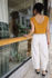Picture of barrel pants in off white