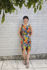 Picture of "flow"  dress in blue floral