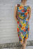 Picture of "flow"  dress in blue floral