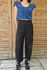 Picture of barrel pants in black
