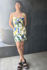 Picture of "free" mini dress grass blue geometric